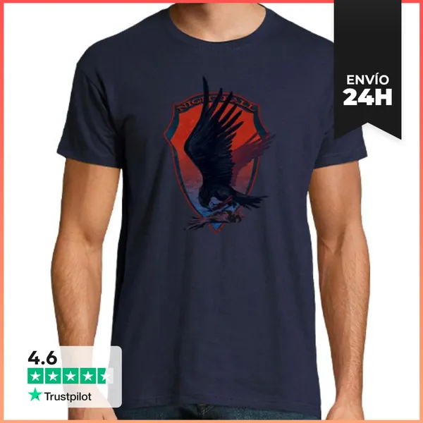Camiseta Hombre Clásica Nightfall Raven Emblem From Armored Core