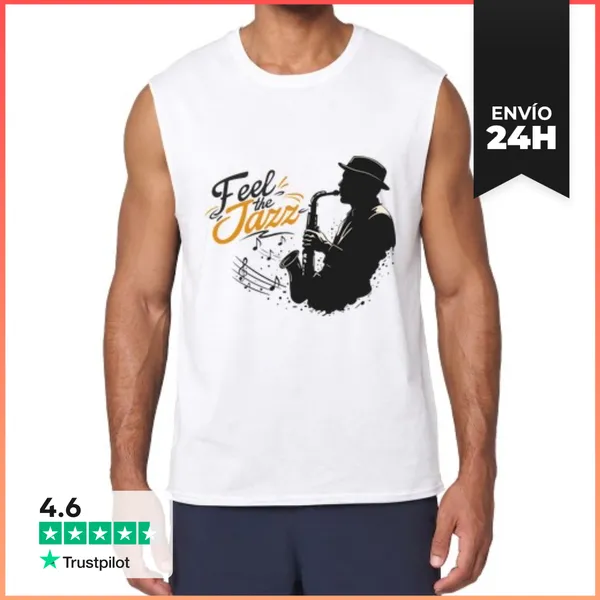 Camiseta Sin Mangas Siente El Jazz LaTostadora