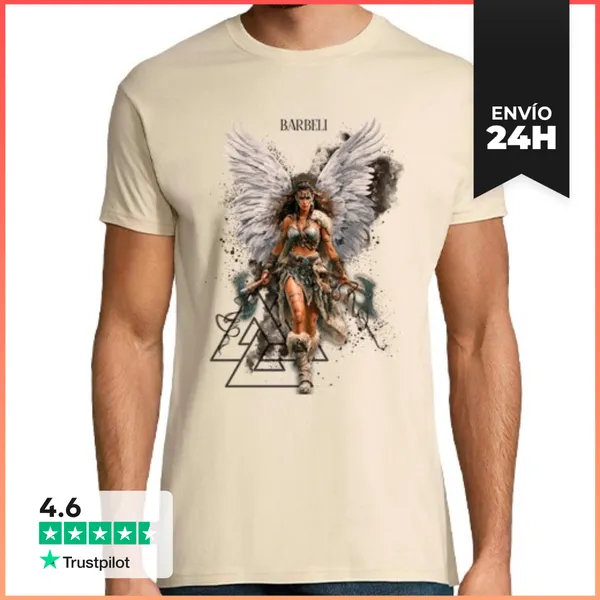 Camiseta Hombre Clásica Valquiria - Tonos Claros LaTostadora