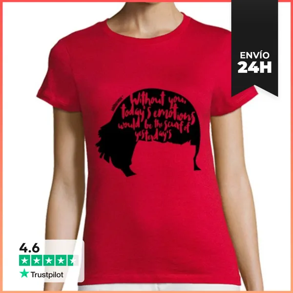 Camiseta Mujer Clásica Amelie - Without You... LaTostadora