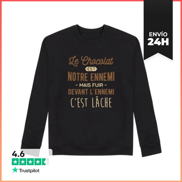 Sudadera Unisex Chocolate Nuestro Regalo Enemigo LaTostadora