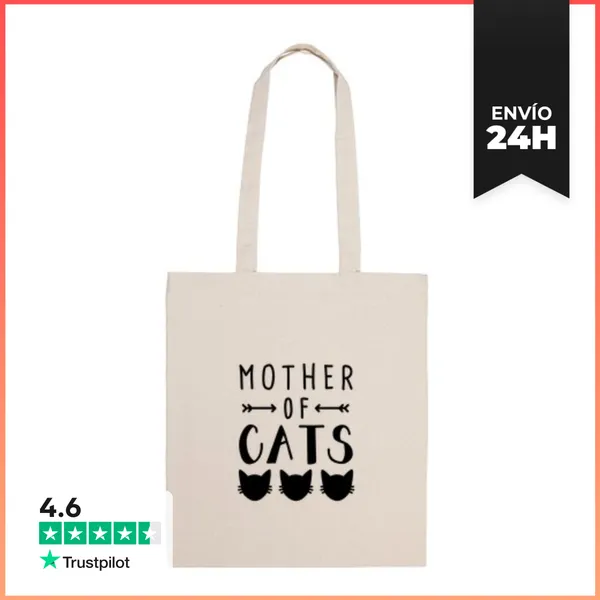 Bolsa De Tela Mother Of Cats LaTostadora