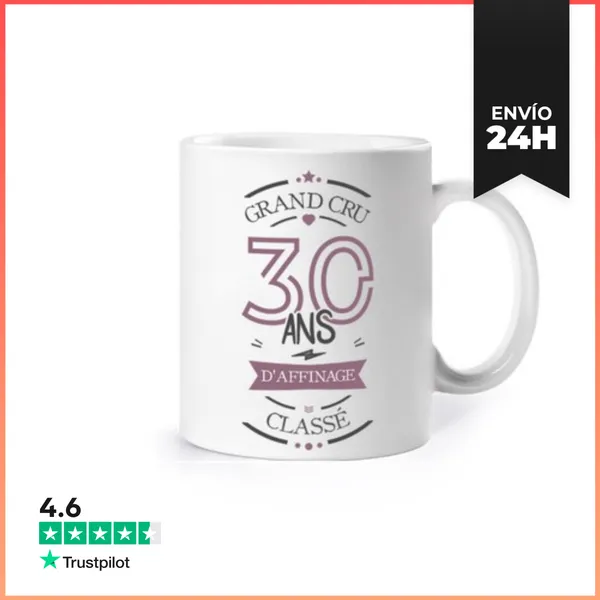 Taza 30 Años De Maduración Grand Cru Classé LaTostadora