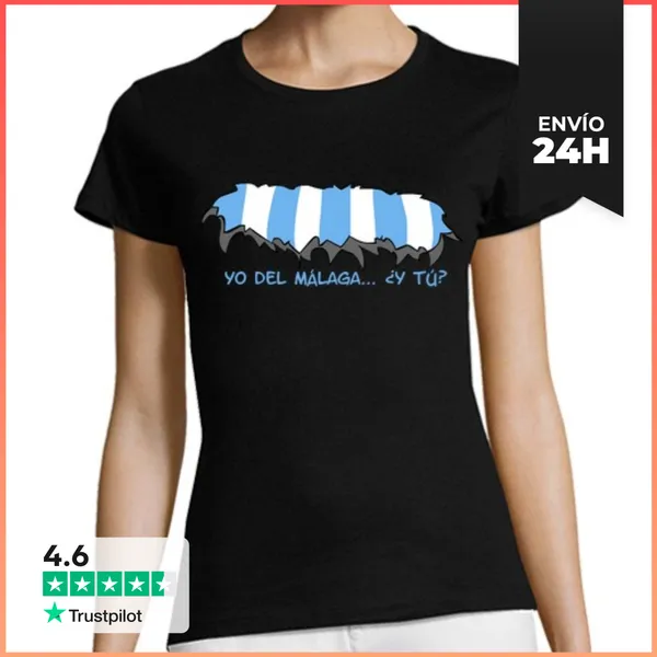 Camiseta Mujer Clásica YO DEL MALAGA LaTostadora