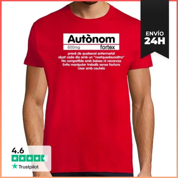 Camiseta Hombre Clásica Autònom Fortex LaTostadora