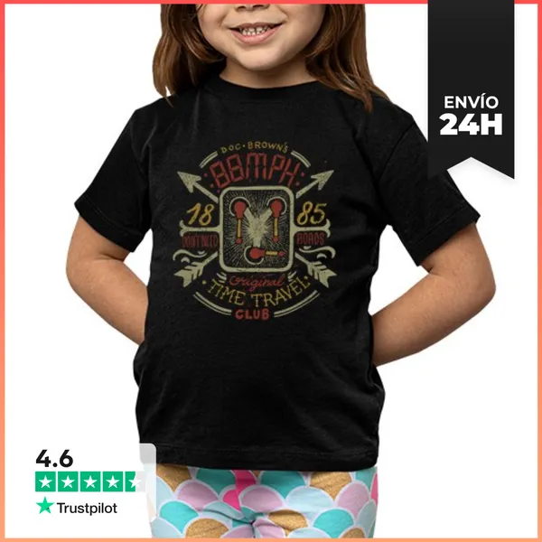 Camiseta Clásica Para Niños 88MPH Time Travel Club LaTostadora