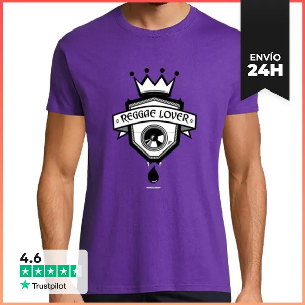 Camiseta Hombre Clásica Reggae Lover LaTostadora