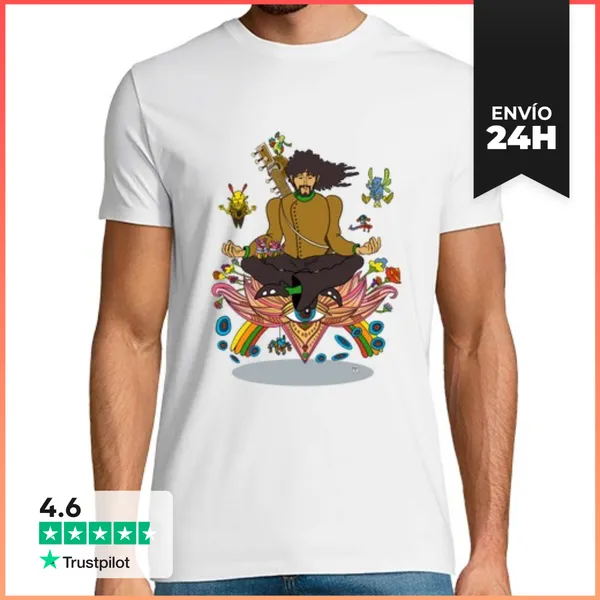 Camiseta Hombre Clásica George - Beatles LaTostadora
