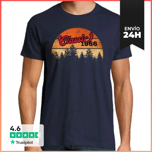 Camiseta Hombre Clásica 1966 Vintage LaTostadora