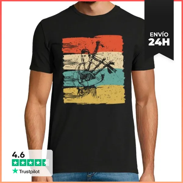 Camiseta Hombre Clásica Regalo De Gaitero LaTostadora