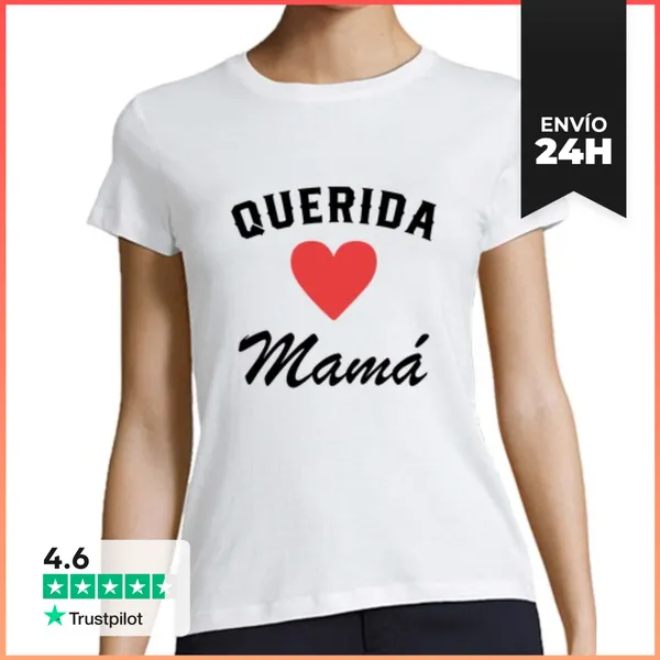 Camiseta Mujer Clásica Querida Mamá LaTostadora