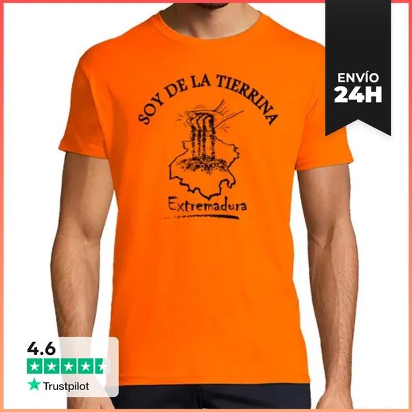 Camiseta Hombre Clásica 13. Extremadura - Soy De La Tierrina