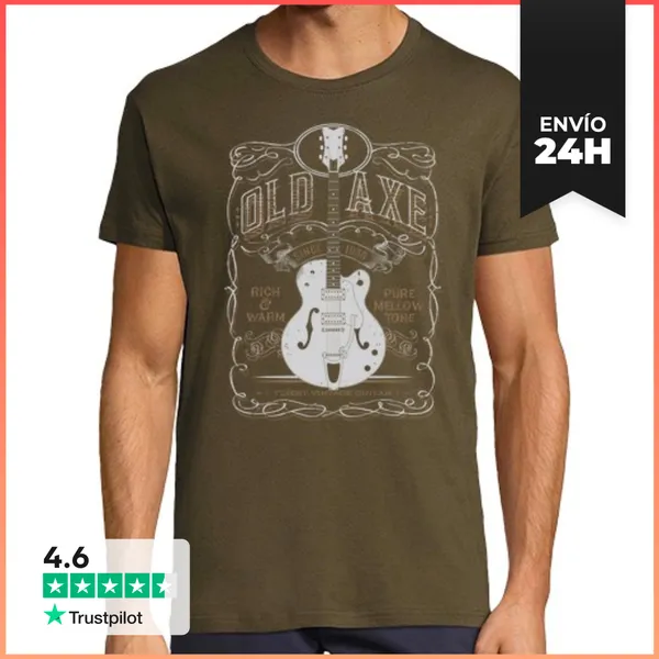 Camiseta Hombre Clásica Old Axe 6136 LaTostadora