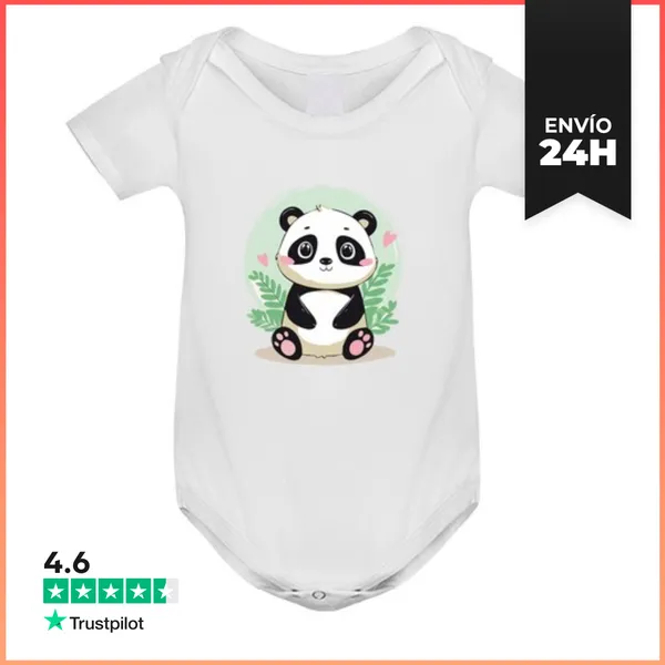 Body Bebé Panda Kawaii LaTostadora