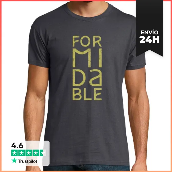 Camiseta Hombre Clásica FORMIDABLE Yellow LaTostadora
