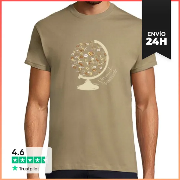 Camiseta Hombre Clásica Mundo 2 LaTostadora