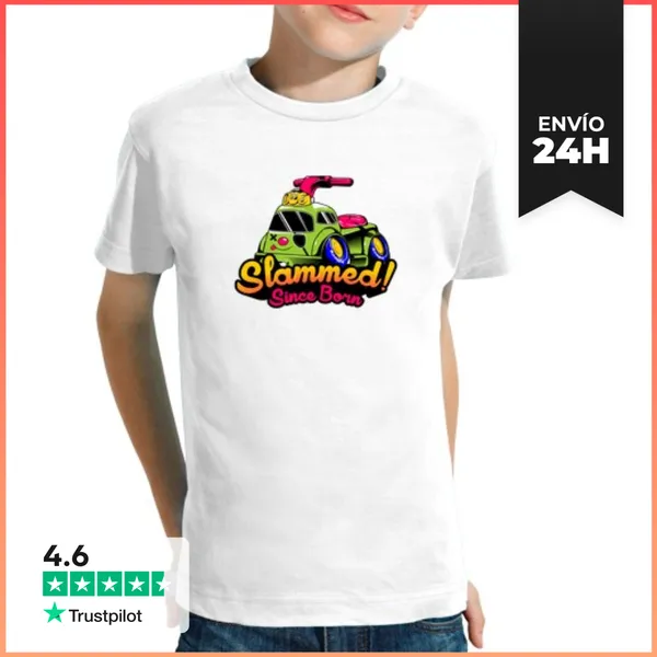Camiseta Clásica Para Niños Slammed Since Born LaTostadora