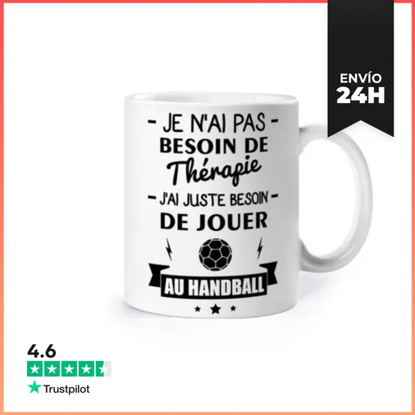 Taza Sin Necesidad Balonmano Jugador De Balo LaTostadora