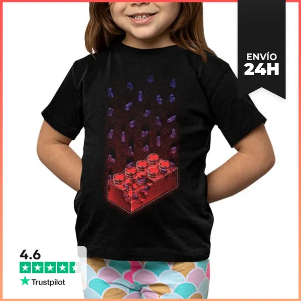 Camiseta Clásica Para Niños Brick Ception LaTostadora