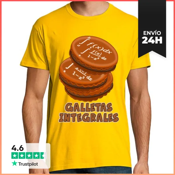 Camiseta Hombre Clásica Cooltee INTEGRALES . Solo Disponible En