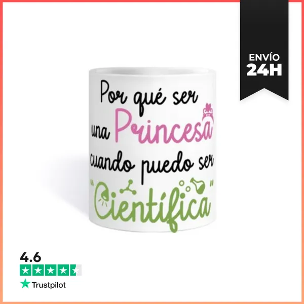 Taza Quiero Ser Científica LaTostadora