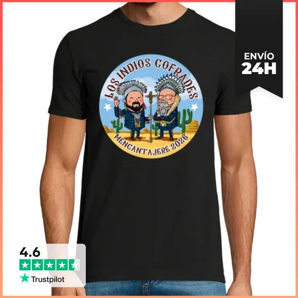 Camiseta Hombre Clásica LOS INDIOS COFRADES LaTostadora