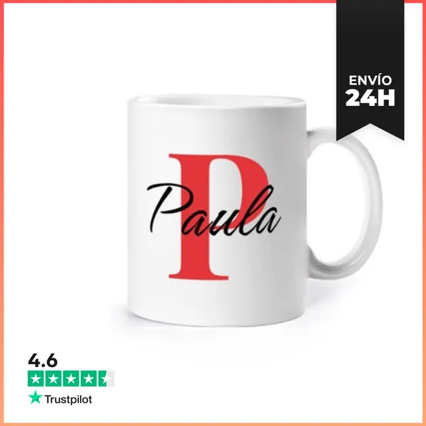 Taza Con Iniciales - P LaTostadora