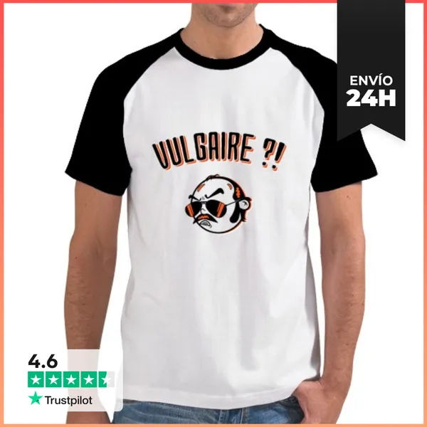 Camiseta Hombre, Estilo Béisbol Pene Vulgar LaTostadora