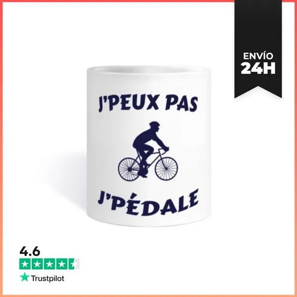 Taza No Puedo Pedalear Humor En Bicicleta LaTostadora