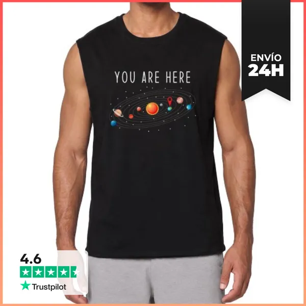 Camiseta Sin Mangas Sistema Solar LaTostadora