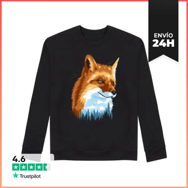 Sudadera Unisex Hombre, Sudadera, Negra LaTostadora