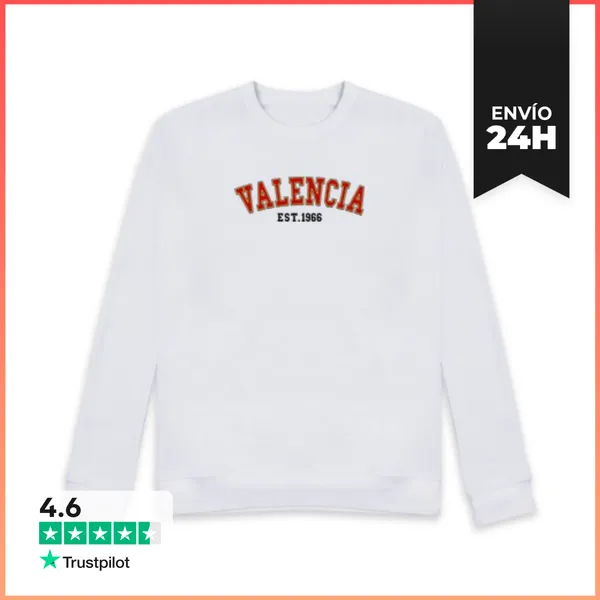Sudadera Unisex Valencia Est 1966 LaTostadora