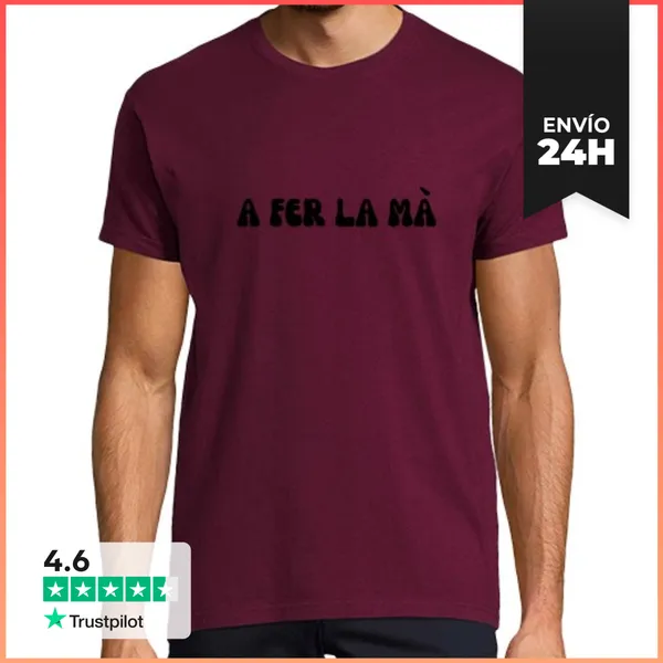 Camiseta Hombre Clásica A Fer La Mà LaTostadora