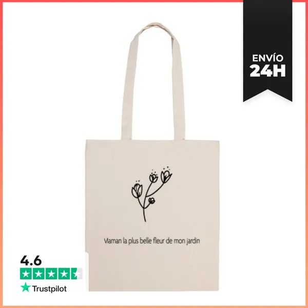 Bolsa De Tela Mamá La Flor Más Hermosa Del Jardín LaTostadora