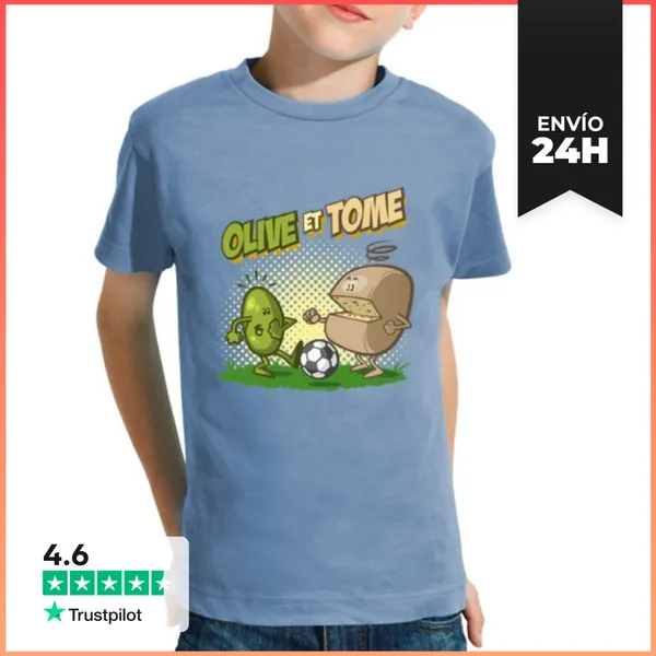 Camiseta Clásica Para Niños Oliva Y De Volumen LaTostadora