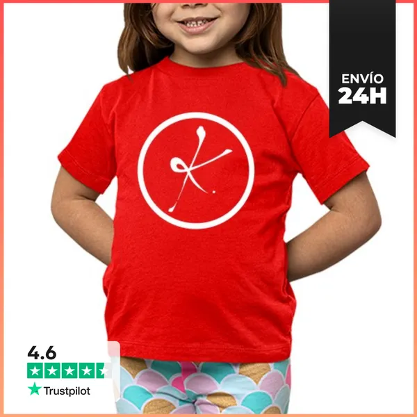 Camiseta Clásica Para Niños Niño, Manga Corta, K White