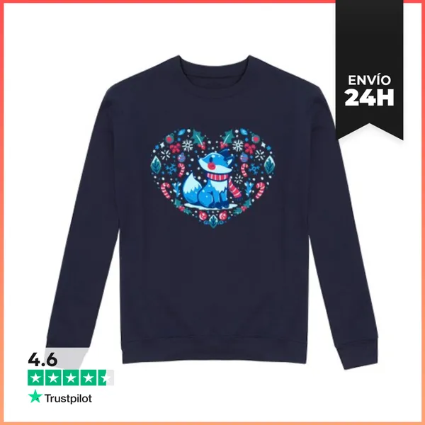 Sudadera Unisex Corazón Del Invierno - Sudadera LaTostadora