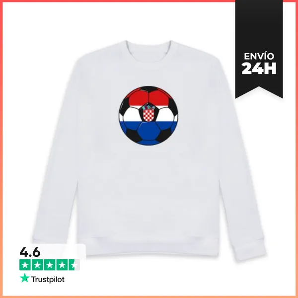 Sudadera Unisex Equipo De Fútbol Croacia LaTostadora