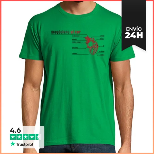Camiseta Hombre Clásica Magdalena Al Cor LaTostadora