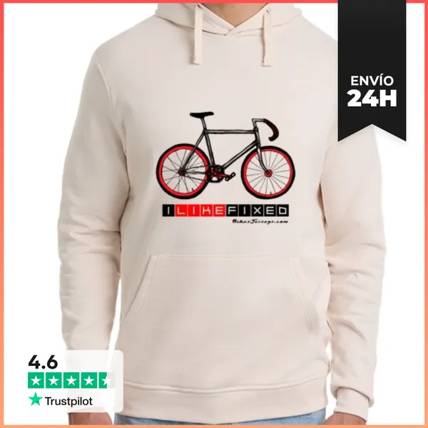 Sudadera Unisex Con Capucha I Like Fixed V.2 LaTostadora
