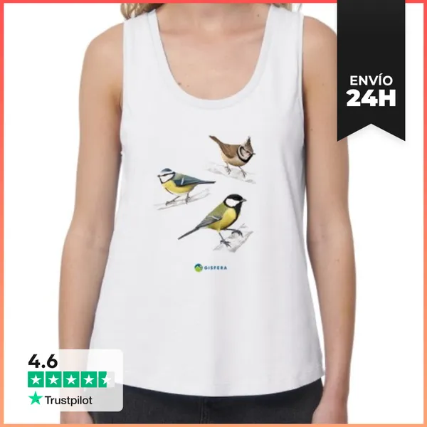 Camiseta Mujer Sin Mangas, Loose Fit Mallerengues LaTostadora