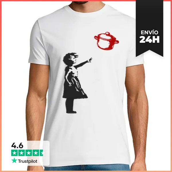 Camiseta Hombre Clásica Se Me Va La Olla LaTostadora