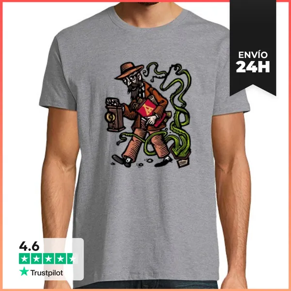 Camiseta Hombre Clásica Camiseta - Investigador Por Tomás Hijo A