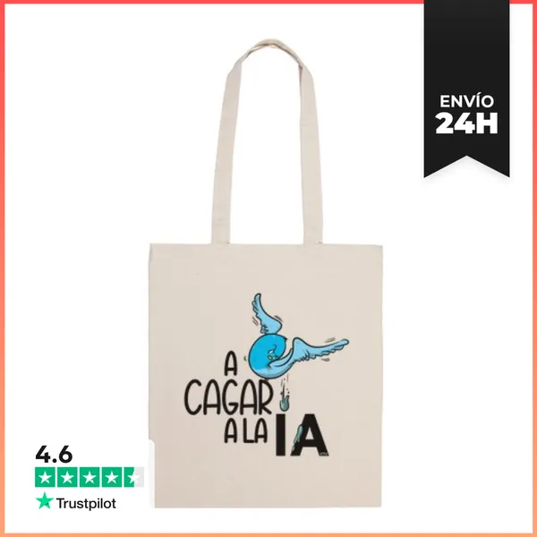 Bolsa De Tela A CAGAR A LA IA LaTostadora