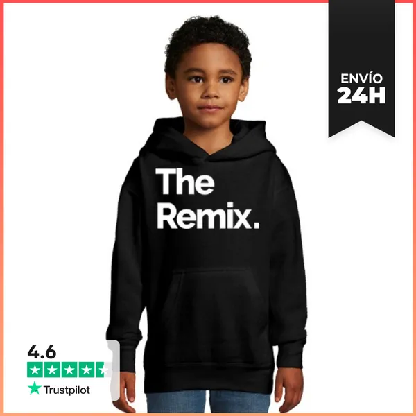 Sudadera Para Niños Con Capucha The Remix LaTostadora