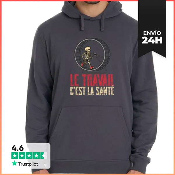 Sudadera Unisex Con Capucha Le Travail LaTostadora