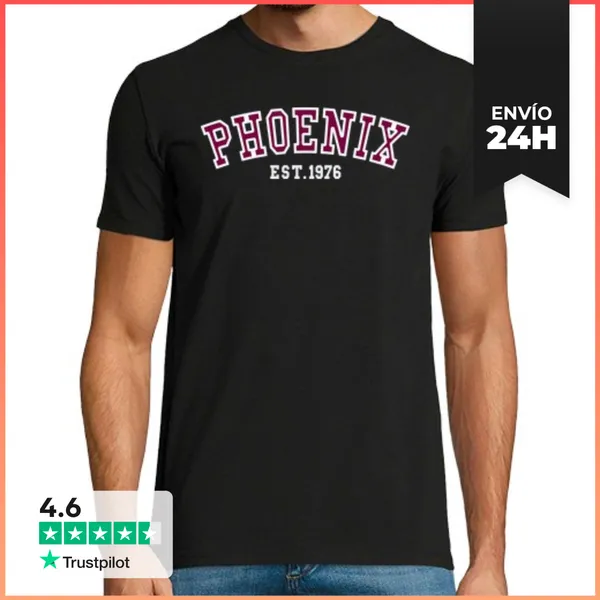 Camiseta Hombre Clásica Fénix Est 1976 LaTostadora