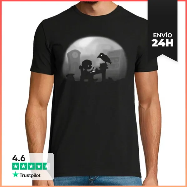 Camiseta Hombre Clásica Tierra De Misterios LaTostadora