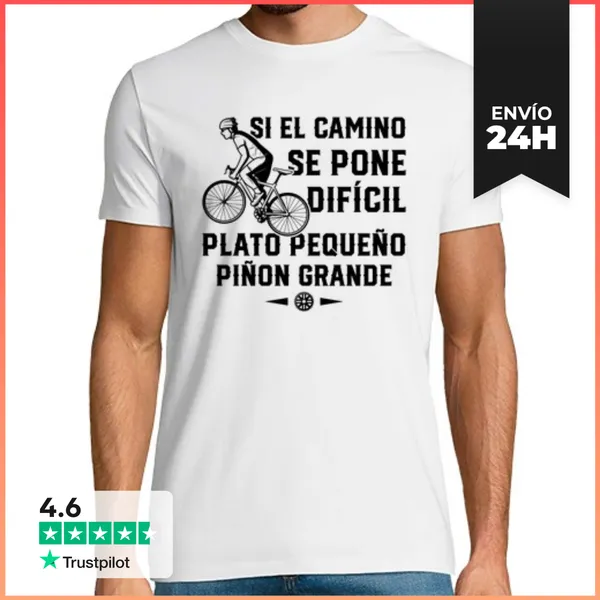 Camiseta Hombre Clásica Regalo Ciclista Hombre Mujer Ciclismo