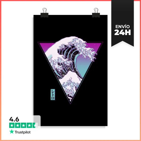 Póster Vertical The Great Synthwave LaTostadora